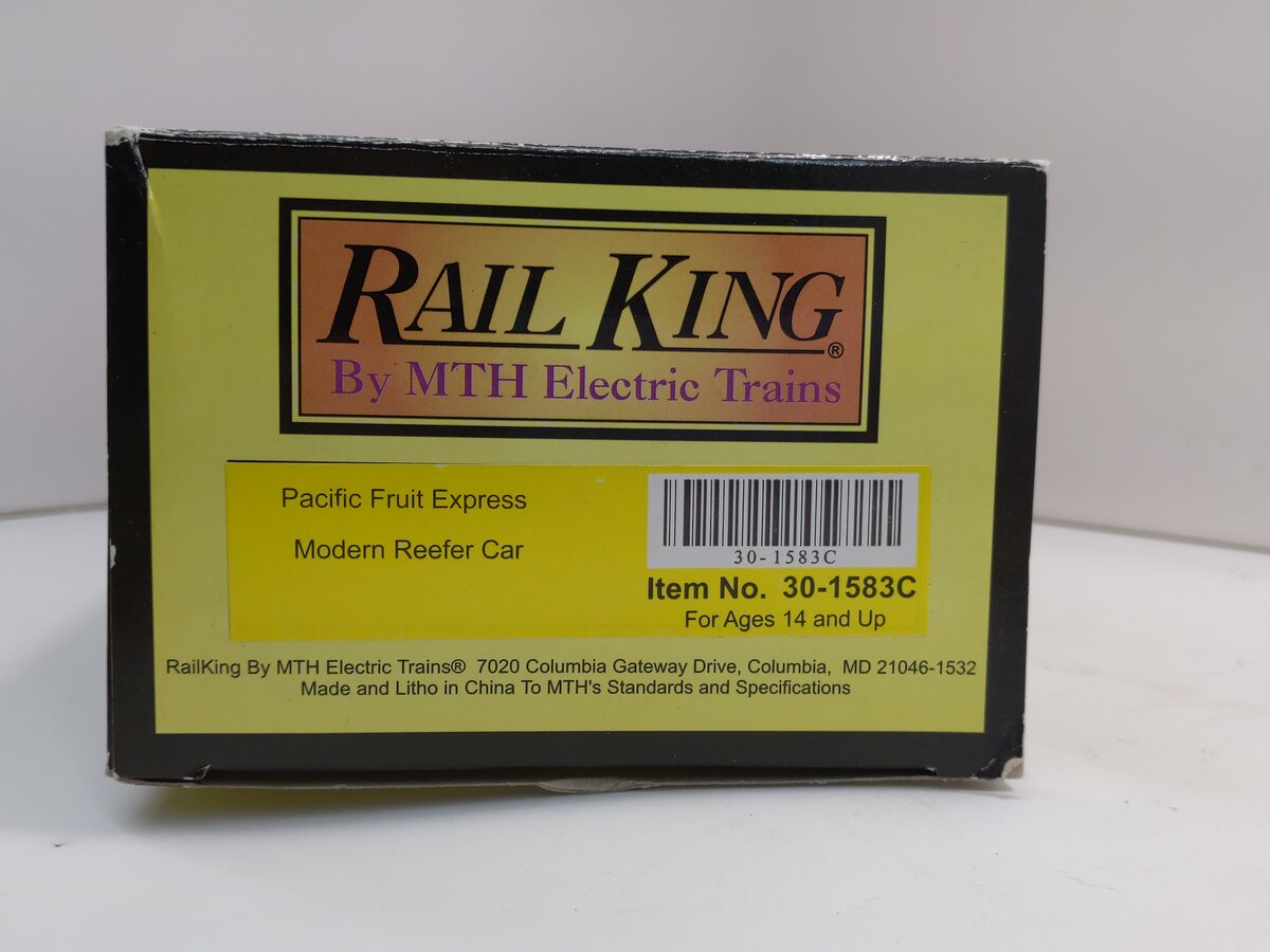 MTH 30-1583C O Modern Pacific Fruit Express Reefer Car #46718 LN/Box