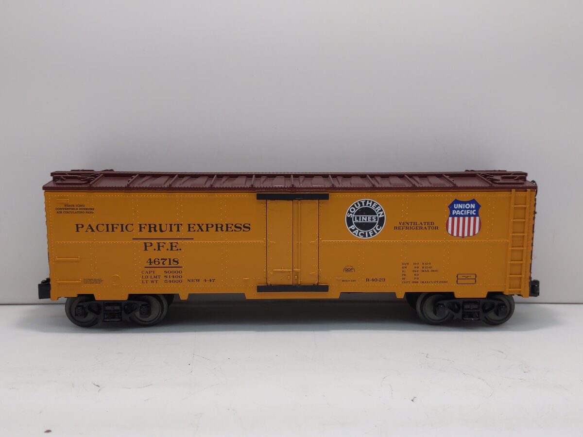 MTH 30-1583C O Modern Pacific Fruit Express Reefer Car #46718 LN/Box