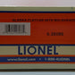 Lionel 6-26086 Alaska Flatcar with Bulkheads LN/Box