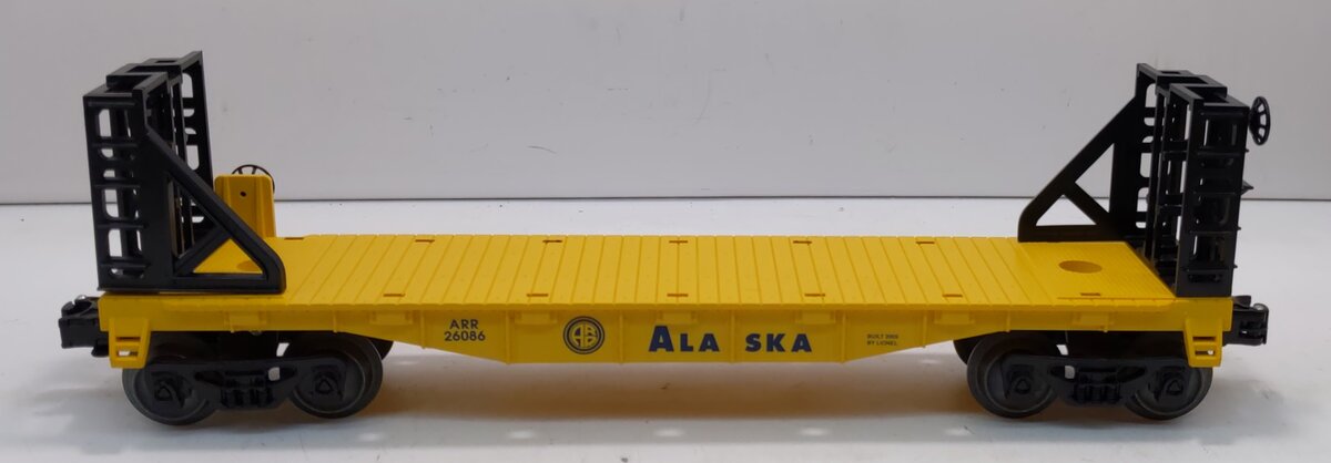 Lionel 6-26086 Alaska Flatcar with Bulkheads LN/Box