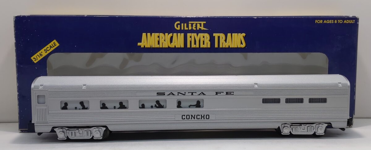 American Flyer 6-48945 S Scale ATSF Railway Concho Dining Car LN/Box