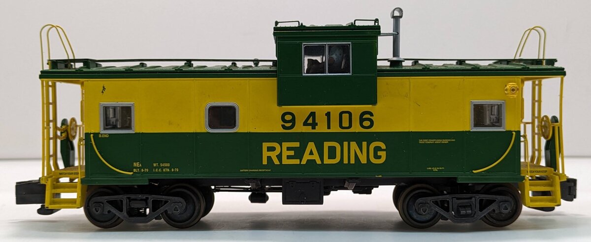 S-Helper 00600 S Scale Reading Extended Vision Cupola Caboose #94106 LN/Box