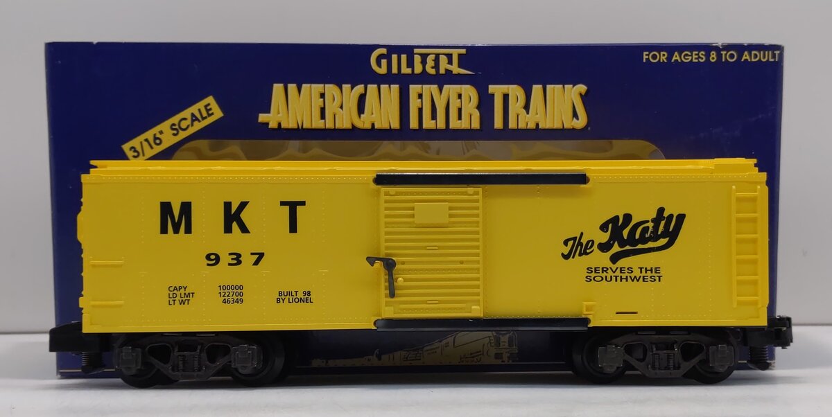 American Flyer 6-48332 S Scale Missouri Kansas Texas Boxcar #937 LN/Box
