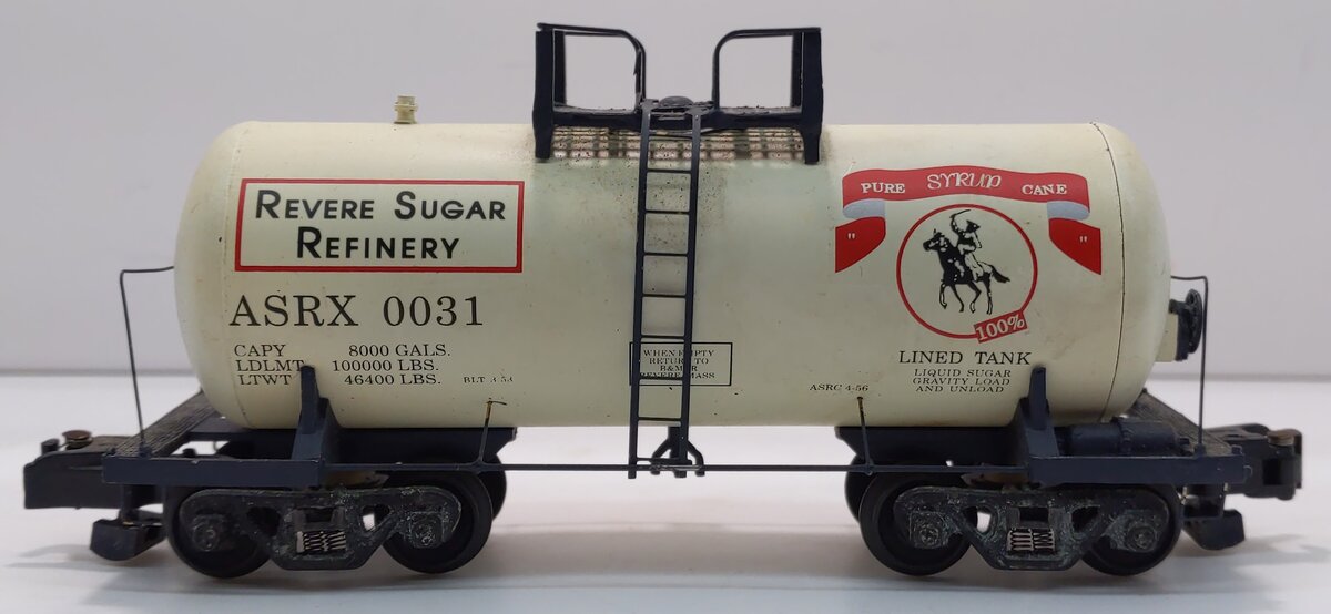 Downs Model RR 0031 S Gauge Revere Sugar Company Tank Car (HiRail) NIB