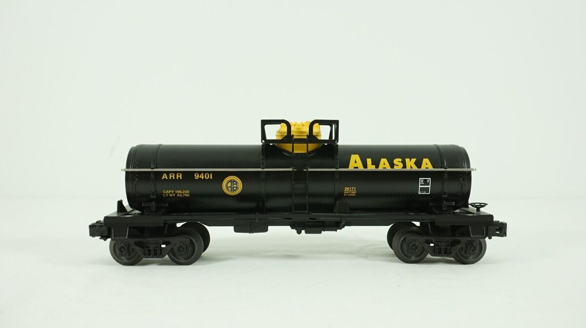 Lionel 6-26171 O Gauge Alaska Single Dome Tank Car #9401 LN