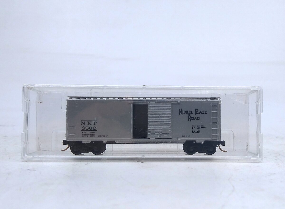 Micro-Trains 02000006 N Nickel Plate Road 40' Standard Single Door Boxcar #8502 LN/Box