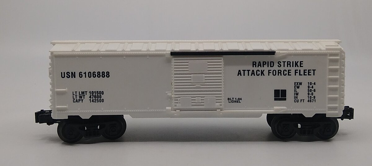Lionel 6-6106888 O Gauge US Navy Boxcar LN