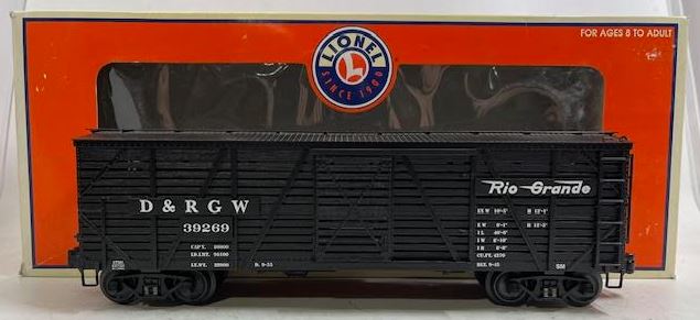 Lionel 6-17701 O Gauge Denver & Rio Grande 40-Ton Stock Car #39269 LN/Box