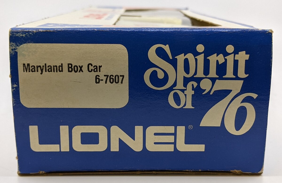 Lionel 6-7607 O Gauge State of Maryland Boxcar #7607 LN/Box