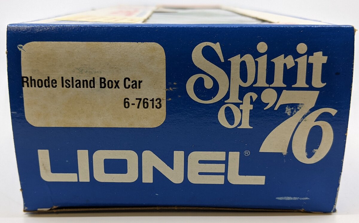 Lionel 6-7613 O Gauge Spirit of 76 State of Rhode Island Boxcar #7613 NIB