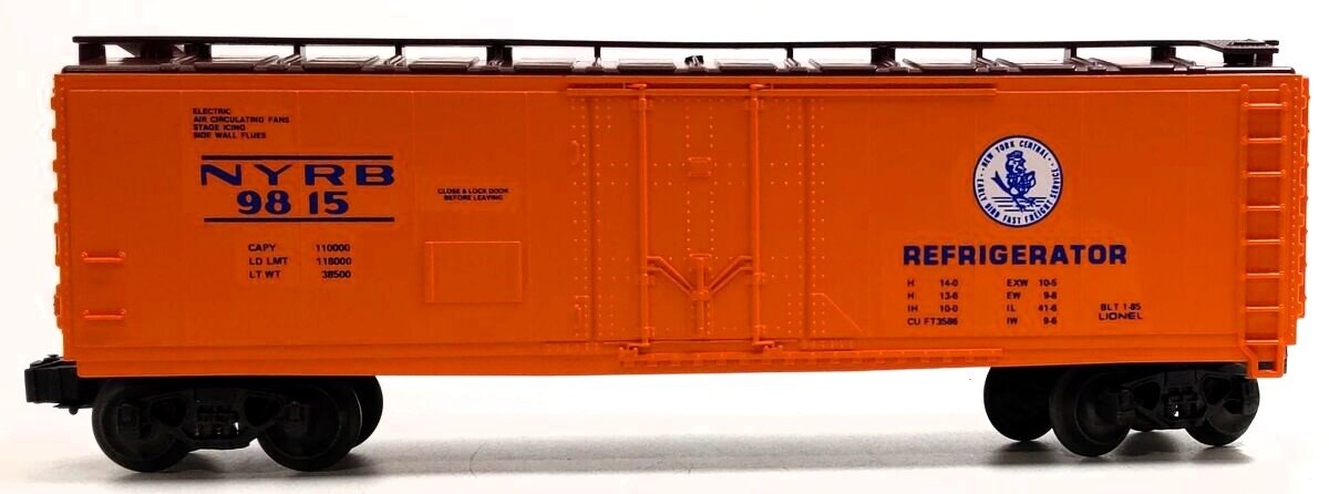 Lionel 6-9815 O Gauge New York Central Standard Refrigerator
