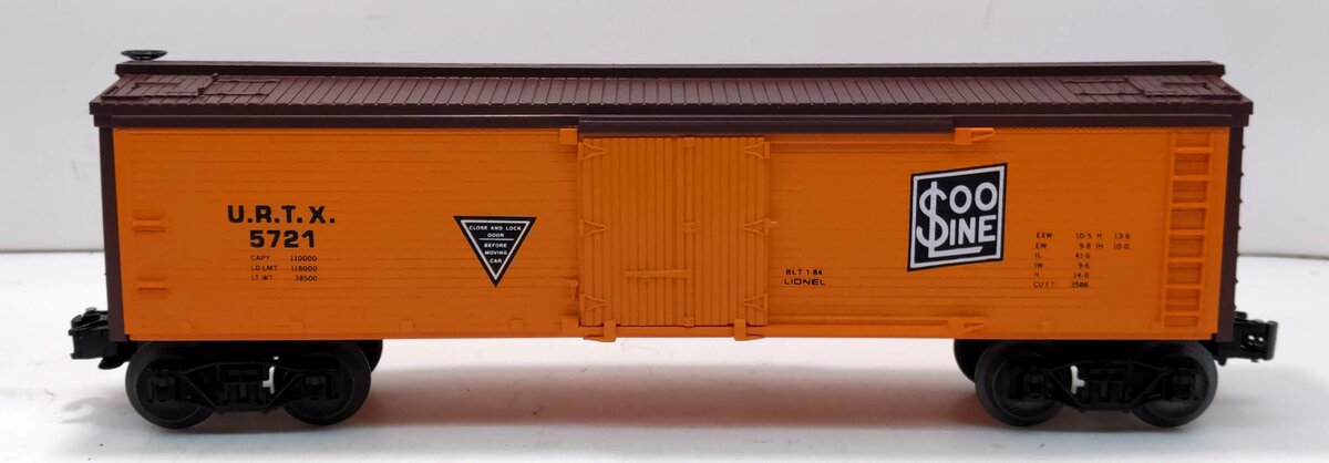 Lionel 6-5721 O Gauge SOO Line Woodside Reefer Car LN