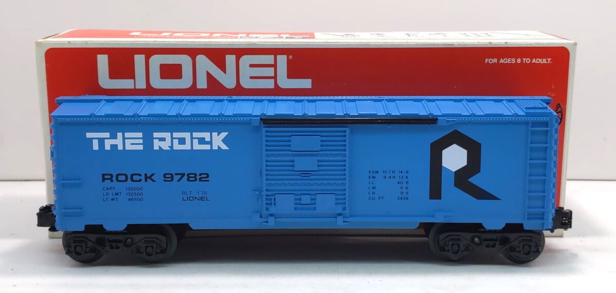 Lionel 6-9782 O Gauge The Rock Boxcar