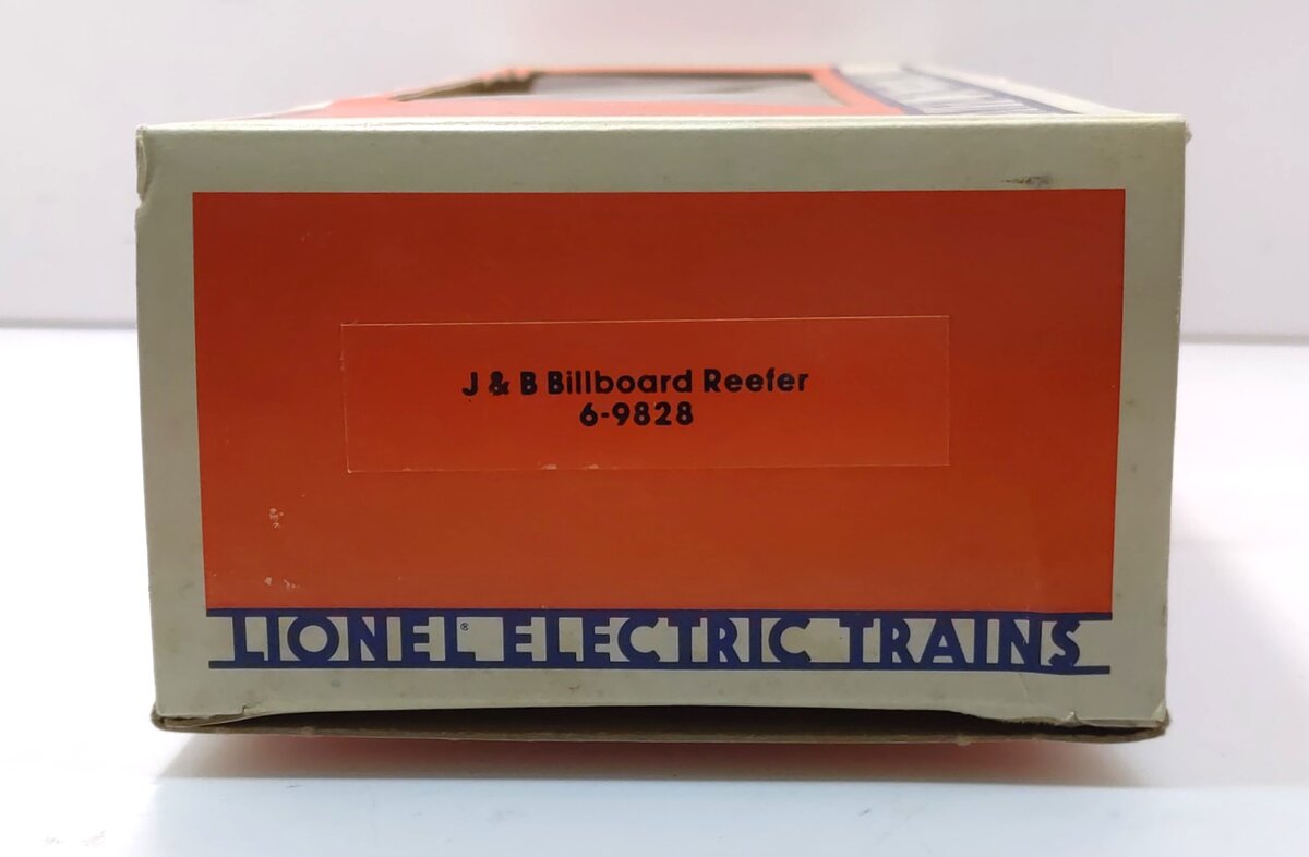 Lionel 6-9828 O Gauge Justerini and Brooks Scotch Billboard Reefer Car LN/Box