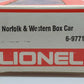 Lionel 6-9771 O Gauge Norfolk and Western Boxcar LN/Box