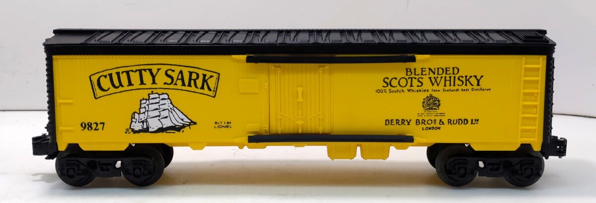 Lionel 6-9827 O Gauge Cutty Sark Billboard Reefer EX/Box