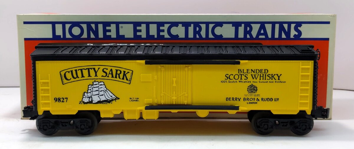 Lionel 6-9827 O Gauge Cutty Sark Billboard Reefer EX/Box