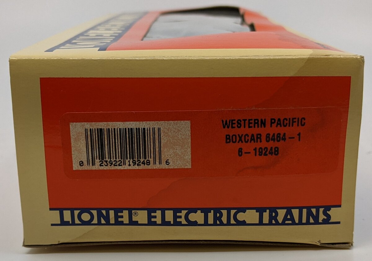 Lionel 6-19248 O Gauge Western Pacific Boxcar #6464 LN/Box
