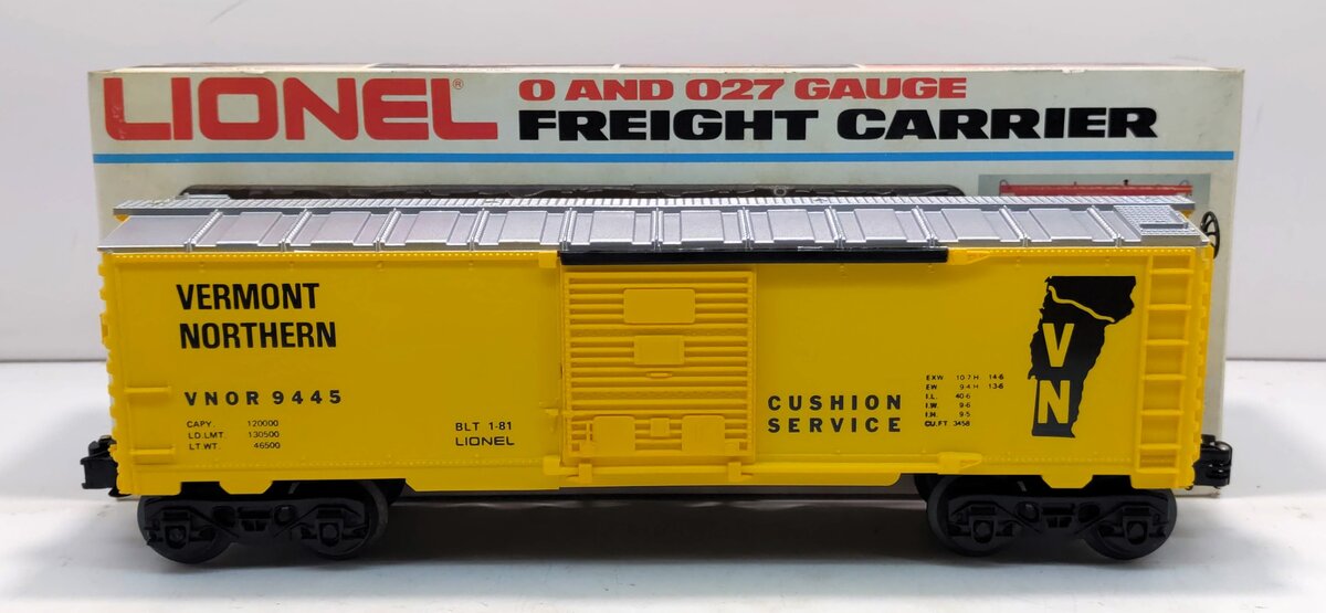 Lionel 6-9445 O Gauge Vermont Northern Boxcar