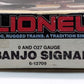 Lionel 6-12709 O Operating Banjo Signal LN/Box