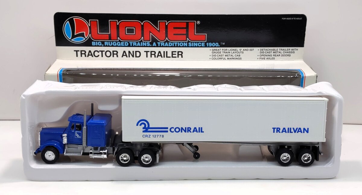 Lionel 6-12778 O Conrail Tractor & Trailer Truck NIB