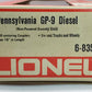 Lionel 6-8358 O Gauge Pennsylvania GP-9 Non-Powered Diesel Locomotive EX/Box