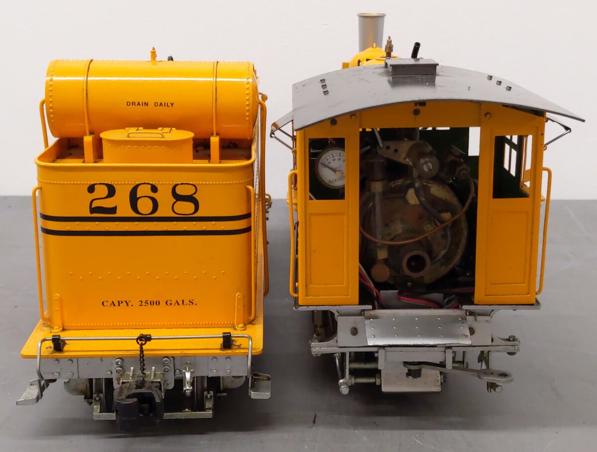 Accucraft G BRASS 1:32 D&RGW C-16 2-8-0 Bumblebee Locomotive & Tender w/ RC VG/Box