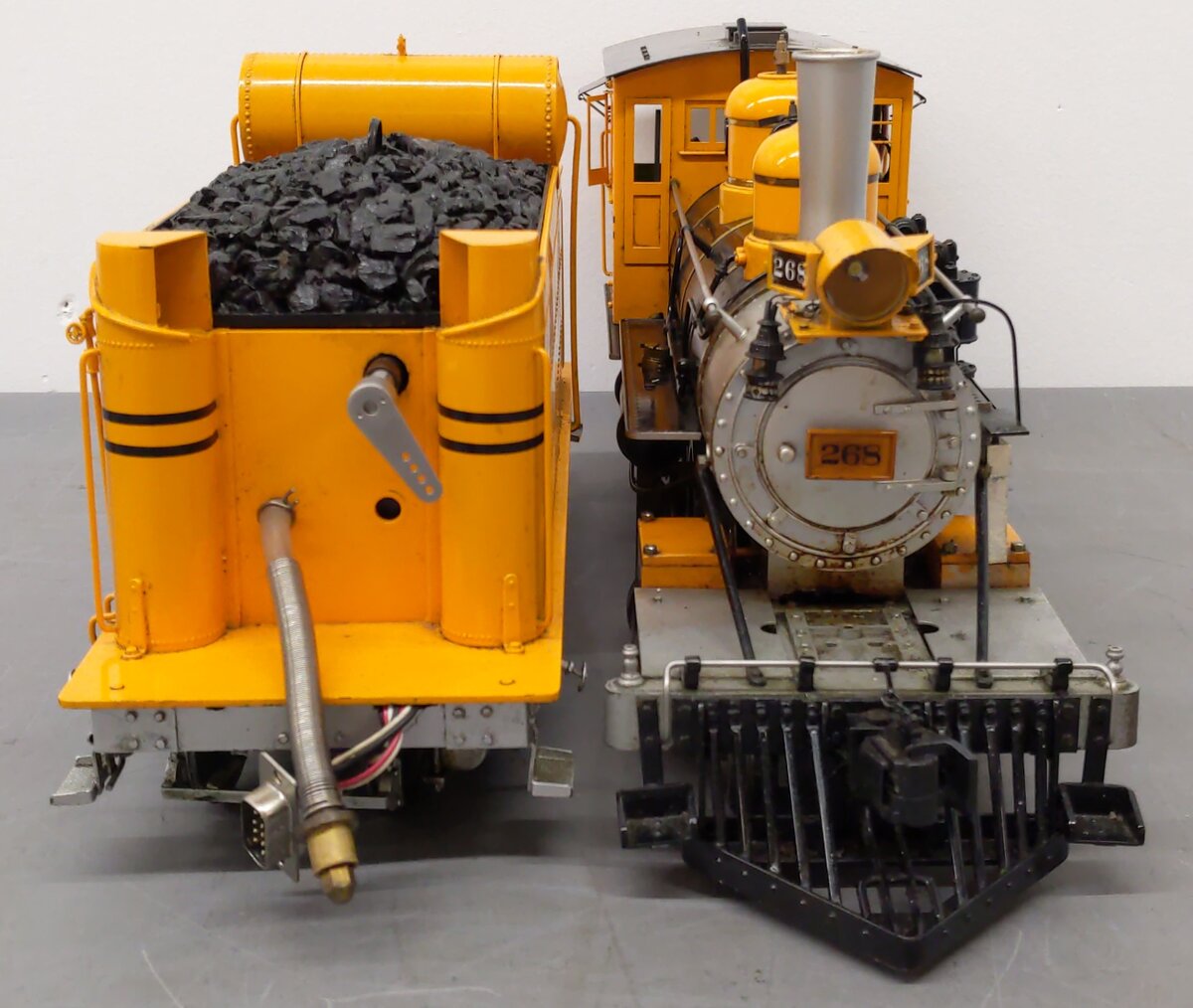 Accucraft G BRASS 1:32 D&RGW C-16 2-8-0 Bumblebee Locomotive & Tender w/ RC VG/Box