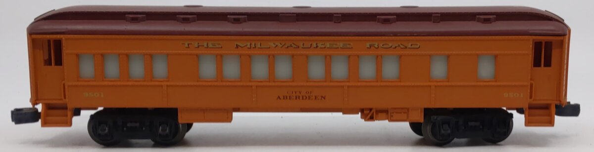 Lionel 6-9501 O Gauge Milwaukee Road Aberdeen Passenger Car LN/Box