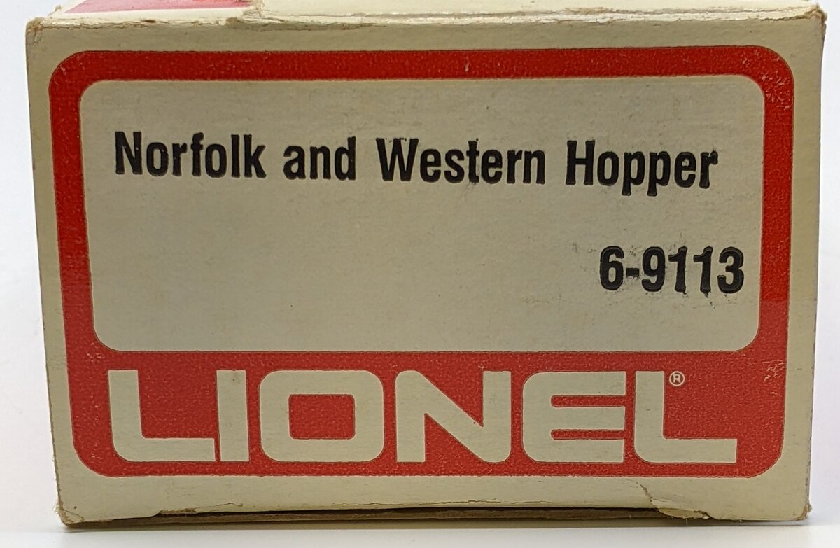 Lionel 6-9113 O Gauge Norfolk and Western Hopper VG/Box