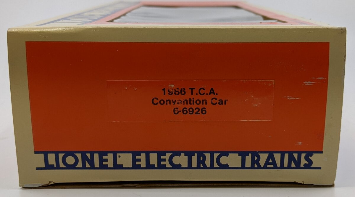Lionel 6-6926 O Gauge 1986 TCA Wide-Vision Caboose LN/Box