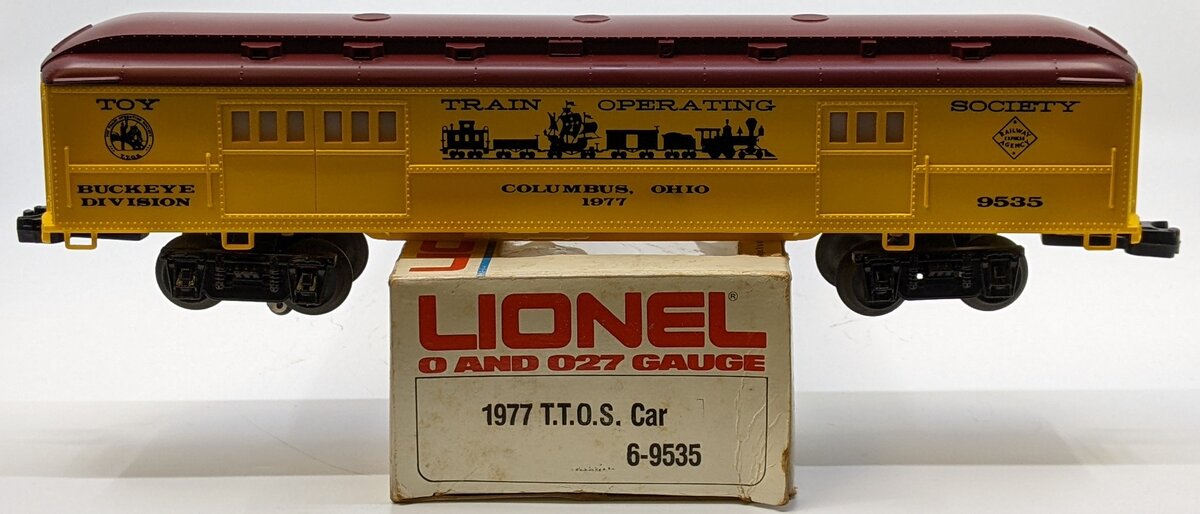 Lionel 6-9535 O Gauge TTOS Baggage Car #1977