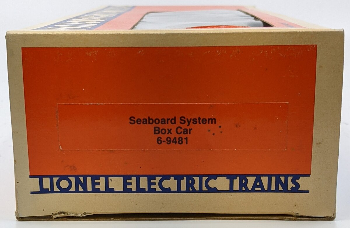 Lionel 6-9481 O Gauge Seaboard System Boxcar LN/Box