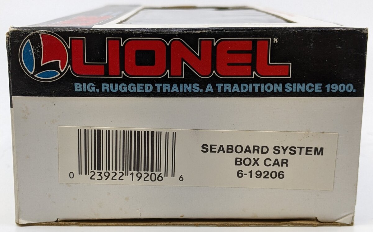 Lionel 6-19206 O Gauge Seaboard System Boxcar LN/Box