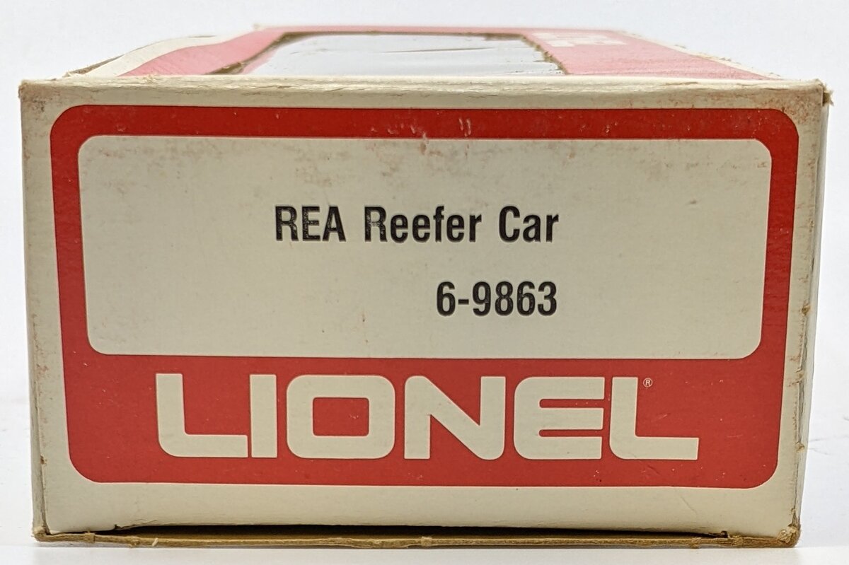 Lionel 6-9863 O Gauge REA Reefer Car #9863 EX/Box