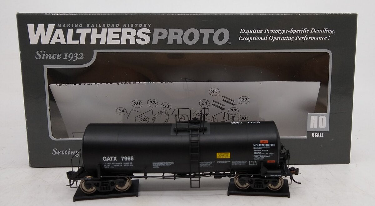 Walthers 920-100004 HO GATX Proto 40ft 14K Tank Car #7966