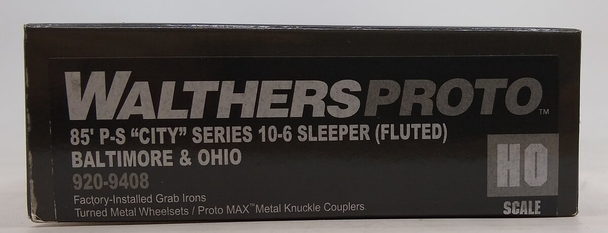 Walthers 920-9408 HO Baltimore & Ohio 85' PS 10-6 Sleeper with Fluted Sides