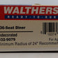 Walthers 932-9079 HO ACF Streamlined 36-Seat Diner