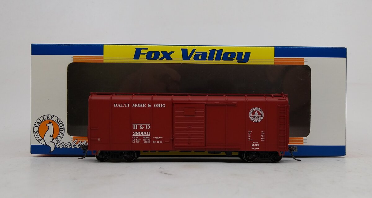 Fox Valley Models 30318 HO Scale B&O Wagontop/Young Dr Post War #380601