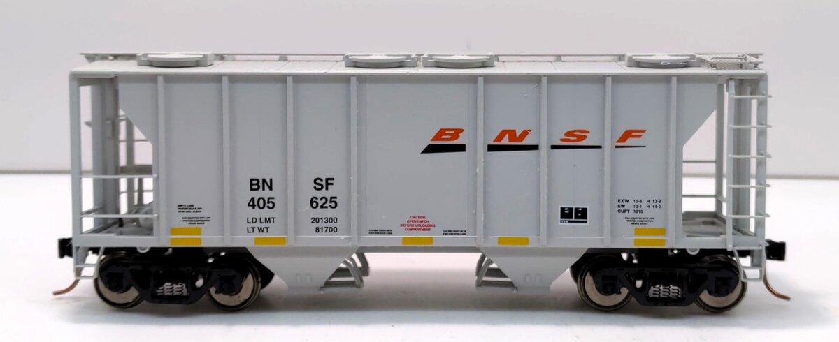 MTH 35-70003A S Gauge BNSF PS-2 2-Bay Covered Hopper #405625 EX/Box