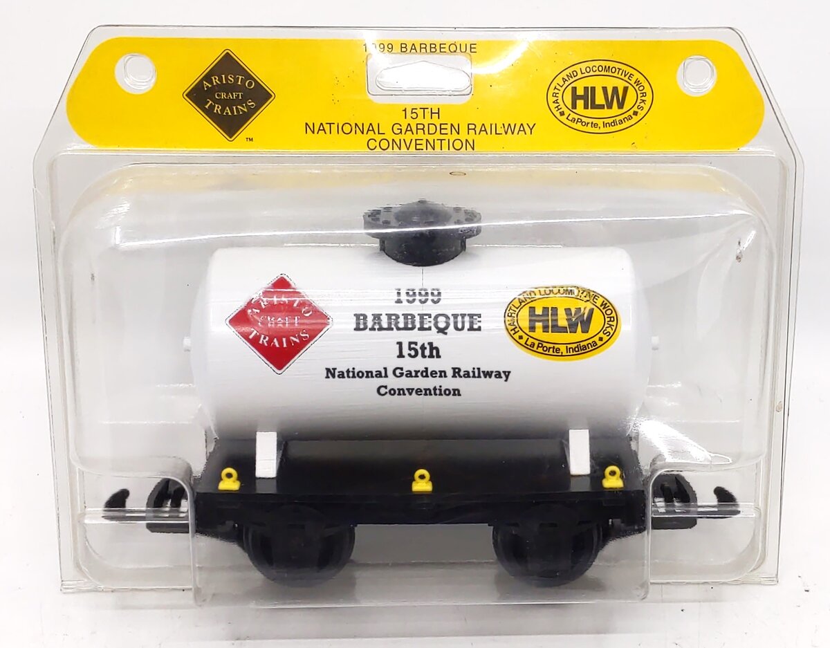 Hartland G Value Line 1999 Barbeque 15th National Garden Railway Convention Tank LN/Box