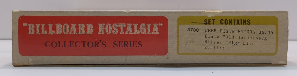 Train Miniature 8700 HO Scale Billboard Nostalgia Cars (Set of 3)