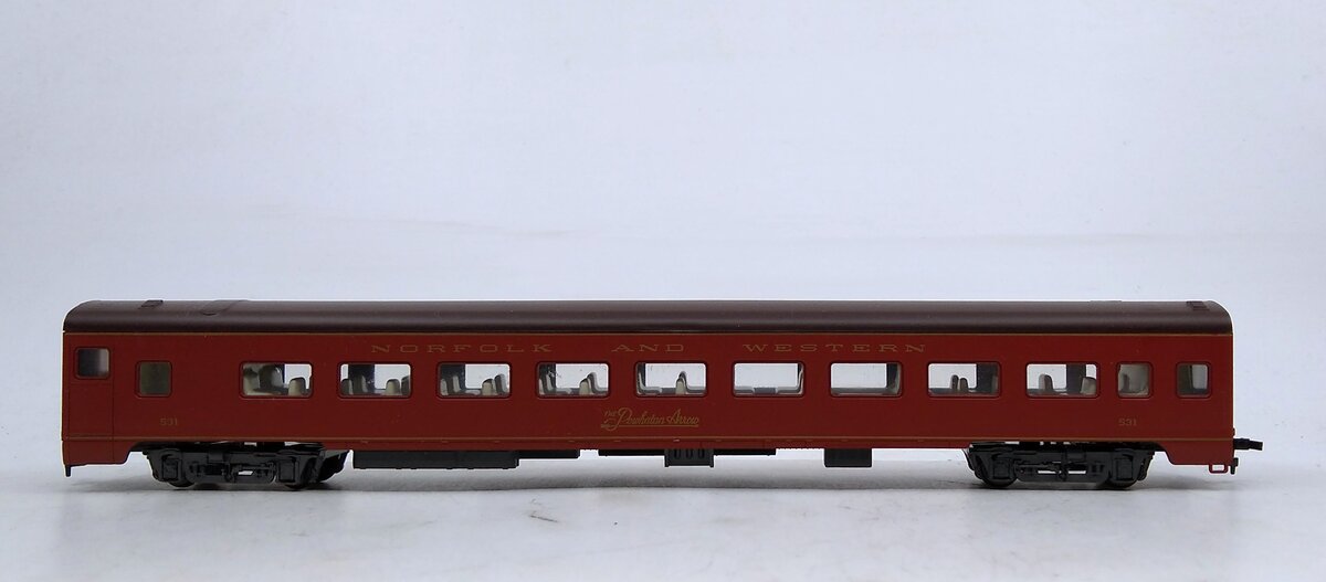 Bachmann 43-1080 H3 HO Scale Norfolk & Western Passenger Coach Car #531 LN/Box