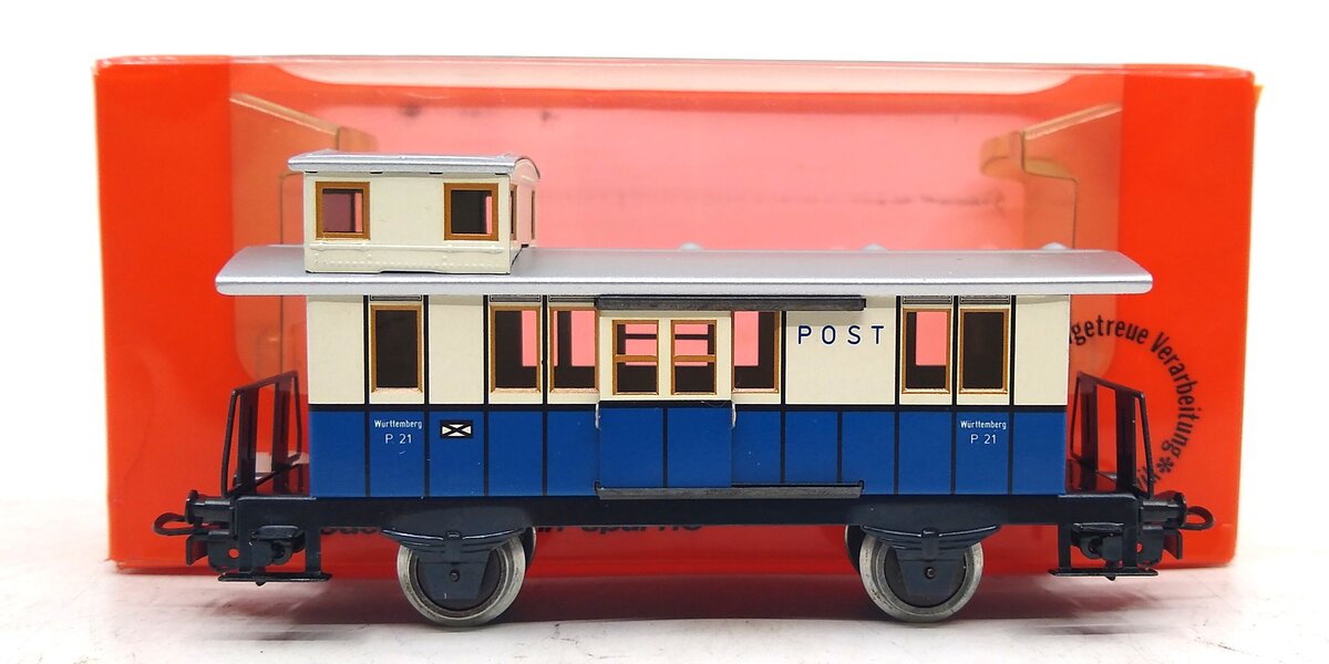 Primex 4021 HO Scale Tinplate Post Baggage Car NIB