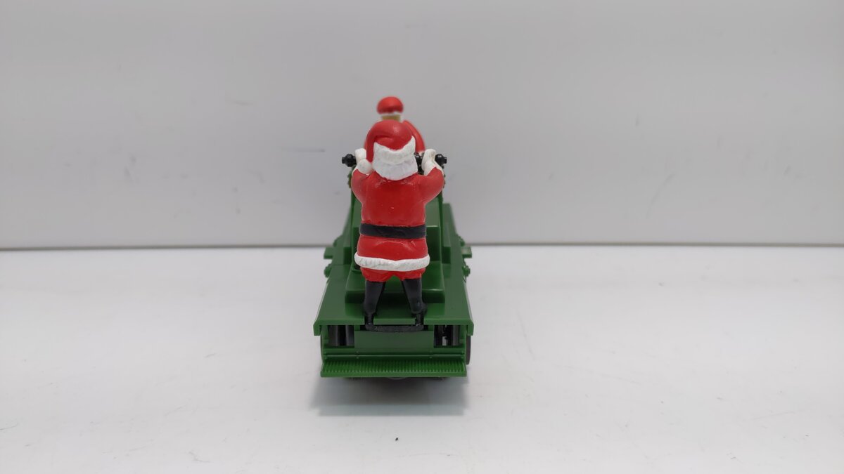 Lionel 6-18403 O Gauge Operating Santa Hand Car - Green LN/Box