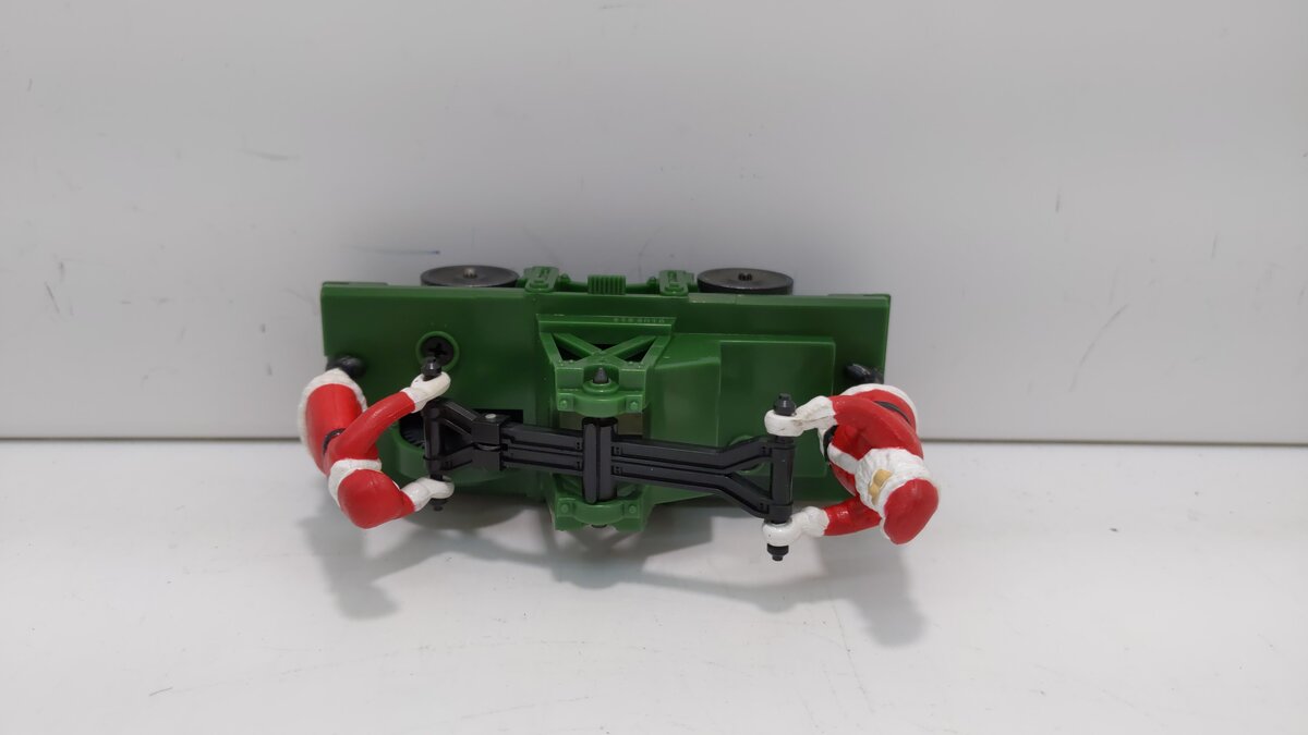 Lionel 6-18403 O Gauge Operating Santa Hand Car - Green LN/Box
