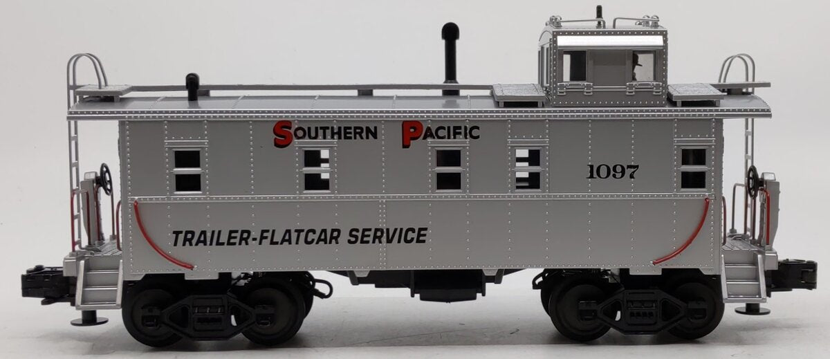 MTH 20-91053 O Gauge Southern Pacific Steel Illuminated Caboose #1097 LN/Box