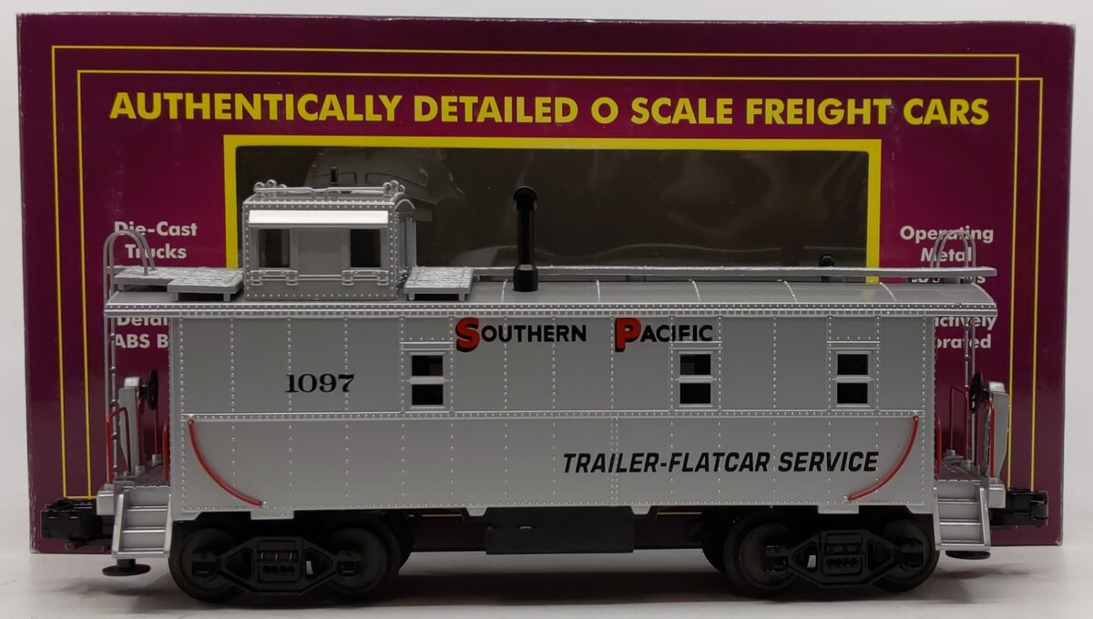 MTH 20-91053 O Gauge Southern Pacific Steel Illuminated Caboose #1097 LN/Box