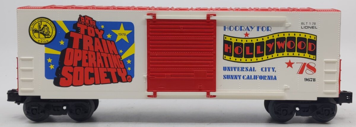 Lionel 6-9678 O Gauge TTOS 1978 Hollywood Hi-Cube Boxcar LN/Box
