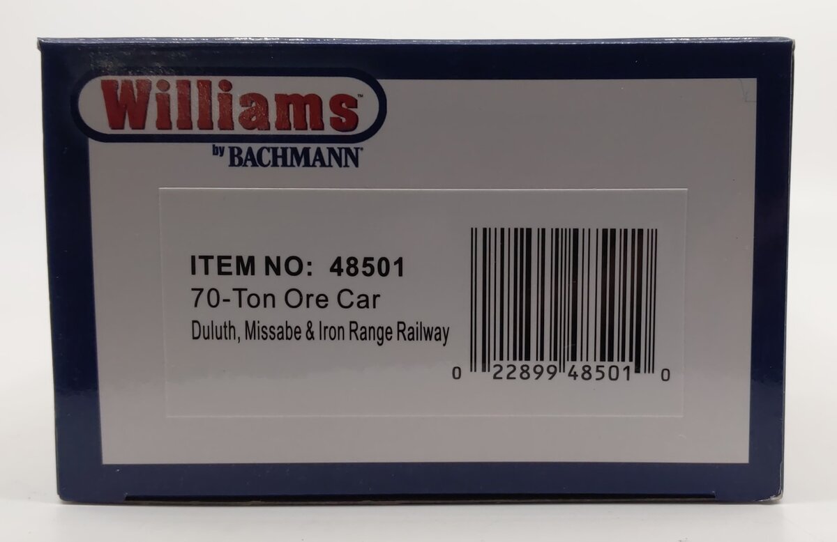 Bachmann Williams 48501 O Gauge Duluth, Missabe and Iron Range 70-Ton Ore Car